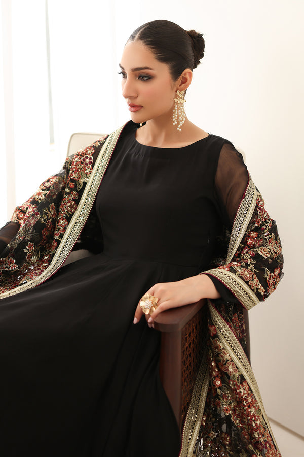 Baroque | Luxury Pret 25 | EMBROIDERED CHIFFON PR-1161 - Pakistani Designer Dress - by Baroque - Type : Ladies Clothes - 100% Original at Saira Sultan