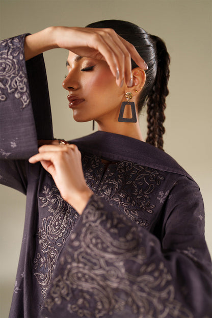 Iznik | Winter Chapter 25 | UE-558 Printed Khaddar by Iznik - Designer Dress - Type : Ladies Clothes - Available at Saira Sultan - 100% Original 