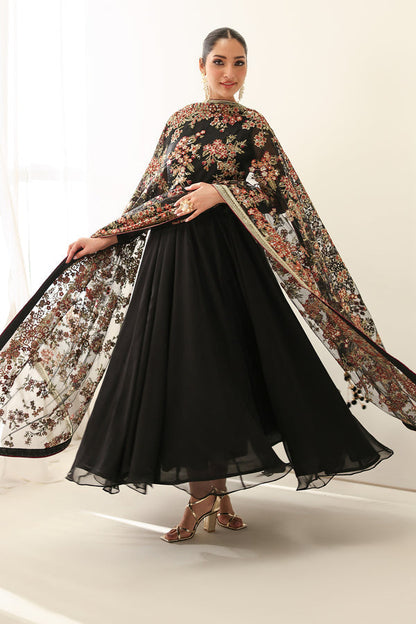 Baroque | Luxury Pret 25 | EMBROIDERED CHIFFON PR-1161 - Pakistani Designer Dress - by Baroque - Type : Ladies Clothes - 100% Original at Saira Sultan