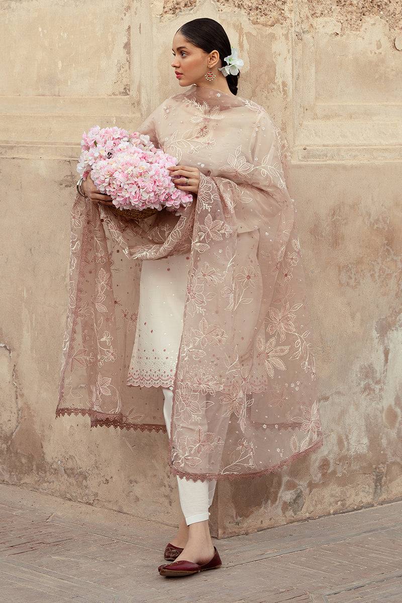 Cross Stitch | Premium Lawn 24 | SPECKLE MESH - Pakistani Designer Dress - by Cross Stitch | Type: Formal - 100% Original at Saira Sultan