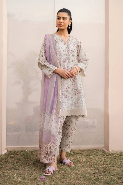 Baroque | Luxury Pret 24 | LAWN UF-610 - Pakistani Designer Dress - by Baroque | Type: Luxury - 100% Original at Saira Sultan
