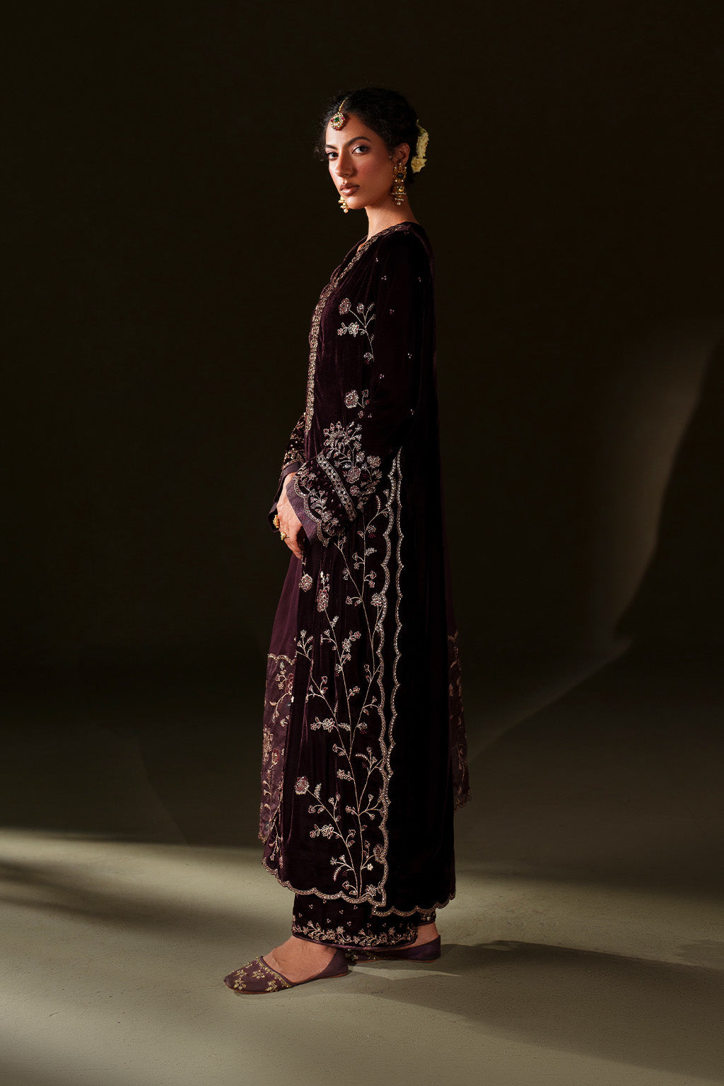 Iznik | Velvet 25 | IV-70 Embroidered Velvet by Iznik - Designer Dress - Type : Ladies Clothes - Available at Saira Sultan - 100% Original 