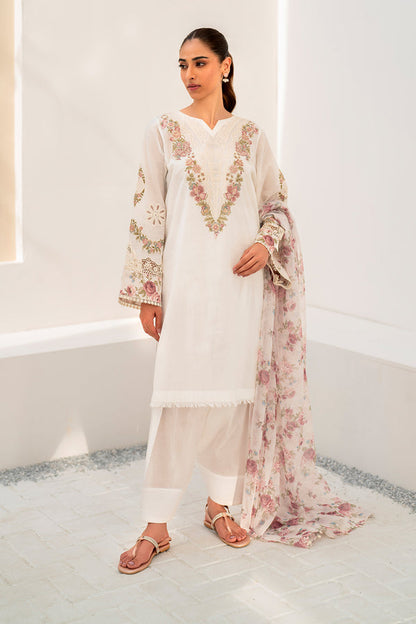 Baroque | Luxury Pret 24 | LAWN UF-665 - Pakistani Designer Dress - by Baroque | Type: Luxury - 100% Original at Saira Sultan