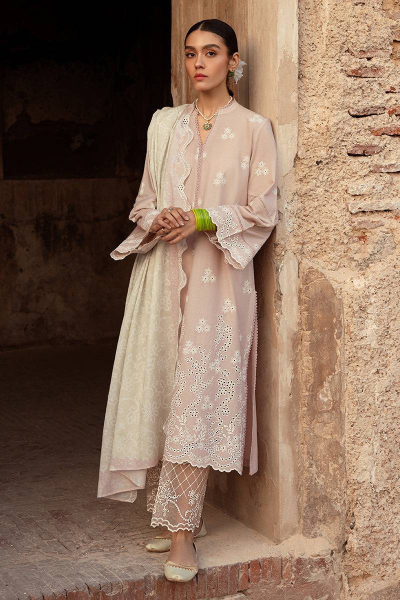 Cross Stitch | Premium Lawn 24 | SAGE FROST - Pakistani Designer Dress - by Cross Stitch | Type: Formal - 100% Original at Saira Sultan
