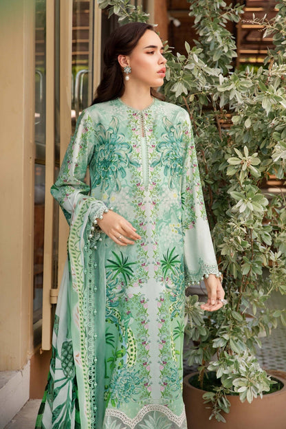 Maria B | M Prints 25 | MPT-2514-A M IceBery Green Lawn