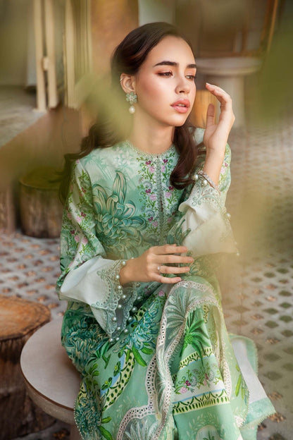 Maria B | M Prints 25 | MPT-2514-A XL IceBery Green Lawn