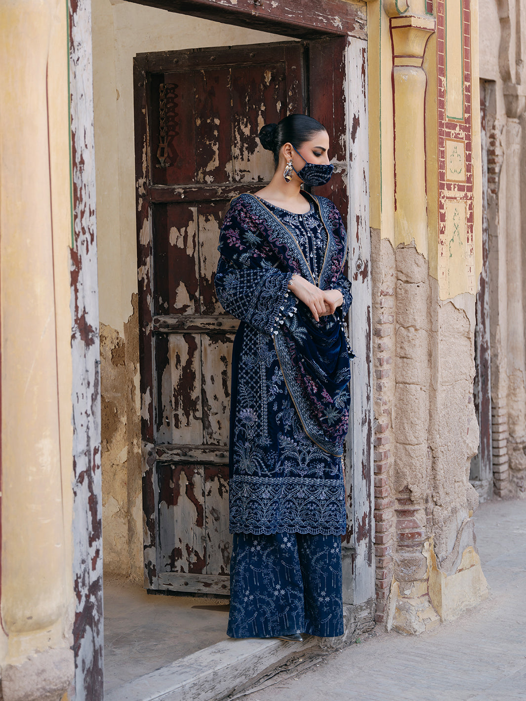 Flossie | Siara Velvet Formals | V-106 - A Custom Size Teal Blue Velvet