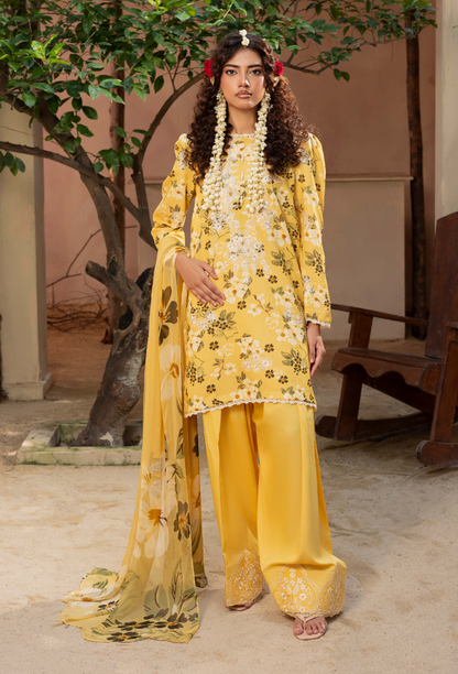 Humdum | Zaiba 25 | D03 - Pakistani Designer Dress - by Humdum - Type : Ladies Clothes - 100% Original at Saira Sultan