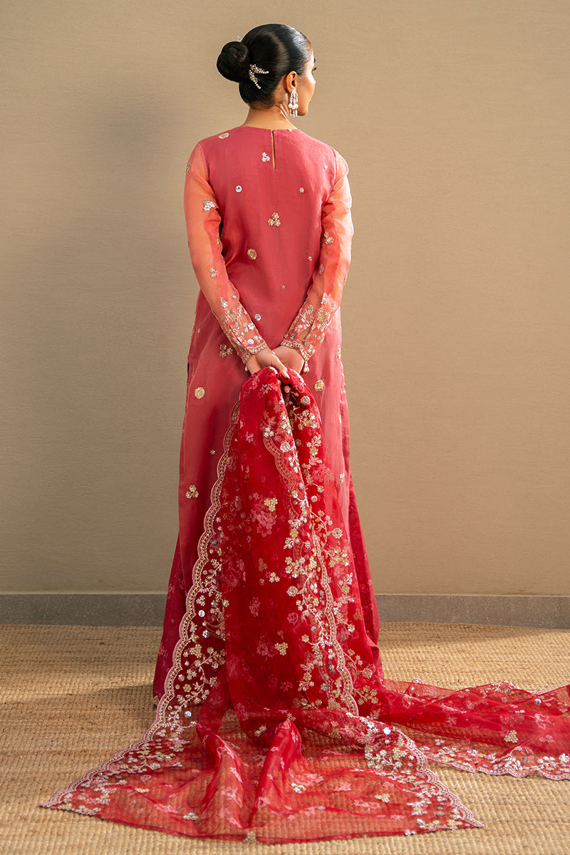 Cross Stitch | Wedding Collection 24 | CRIMSON FIRE - Pakistani Designer Dress - by Cross Stitch | Type: Formal - 100% Original at Saira Sultan