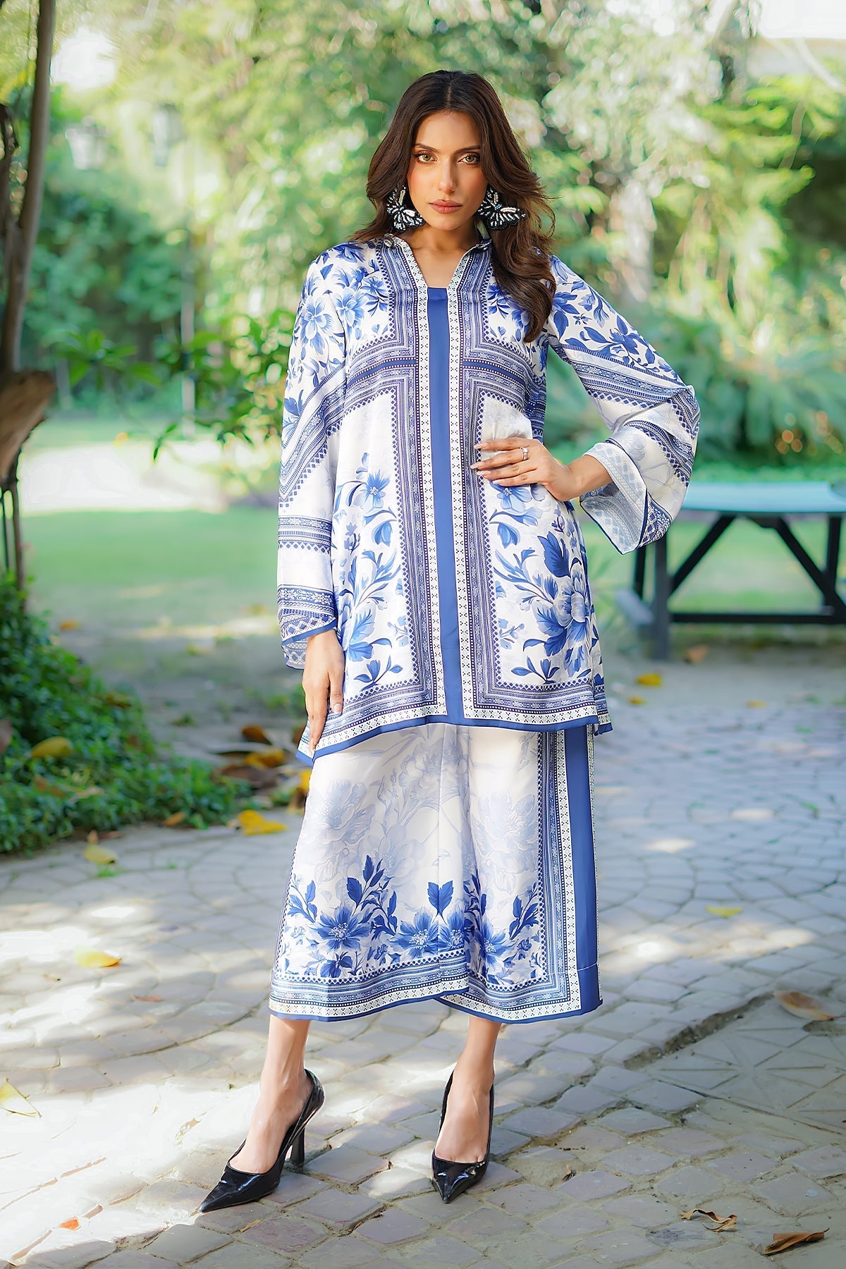 Erum Khan | Nue Pret | Ocean Harmony - Pakistani Designer Dress - by Erum Khan - Type : Ladies Clothes - 100% Original at Saira Sultan