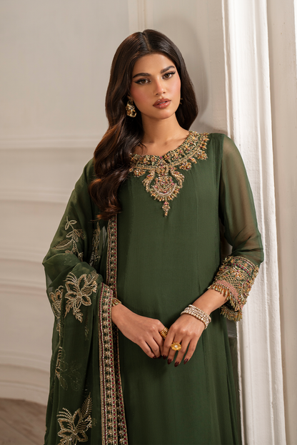 Iznik I Festive Formal I UE-416 Embroidered Chiffon - Pakistani Designer Dress - by Iznik - Type : Ladies Clothes - 100% Original at Saira Sultan