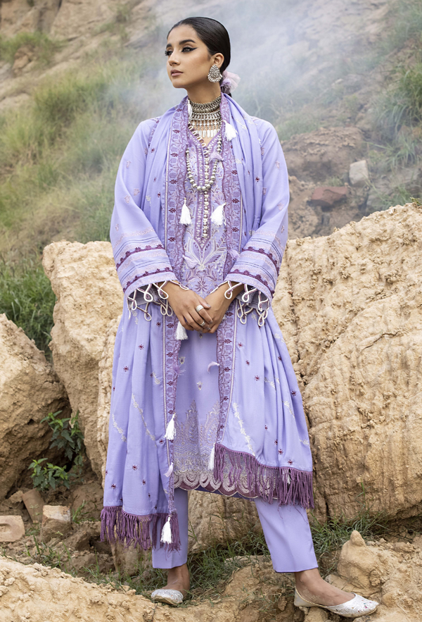 Humdum I Sierra Wool I Sierra-D08 - Pakistani Designer Dress - by Humdum - Type : Ladies Clothes - 100% Original at Saira Sultan