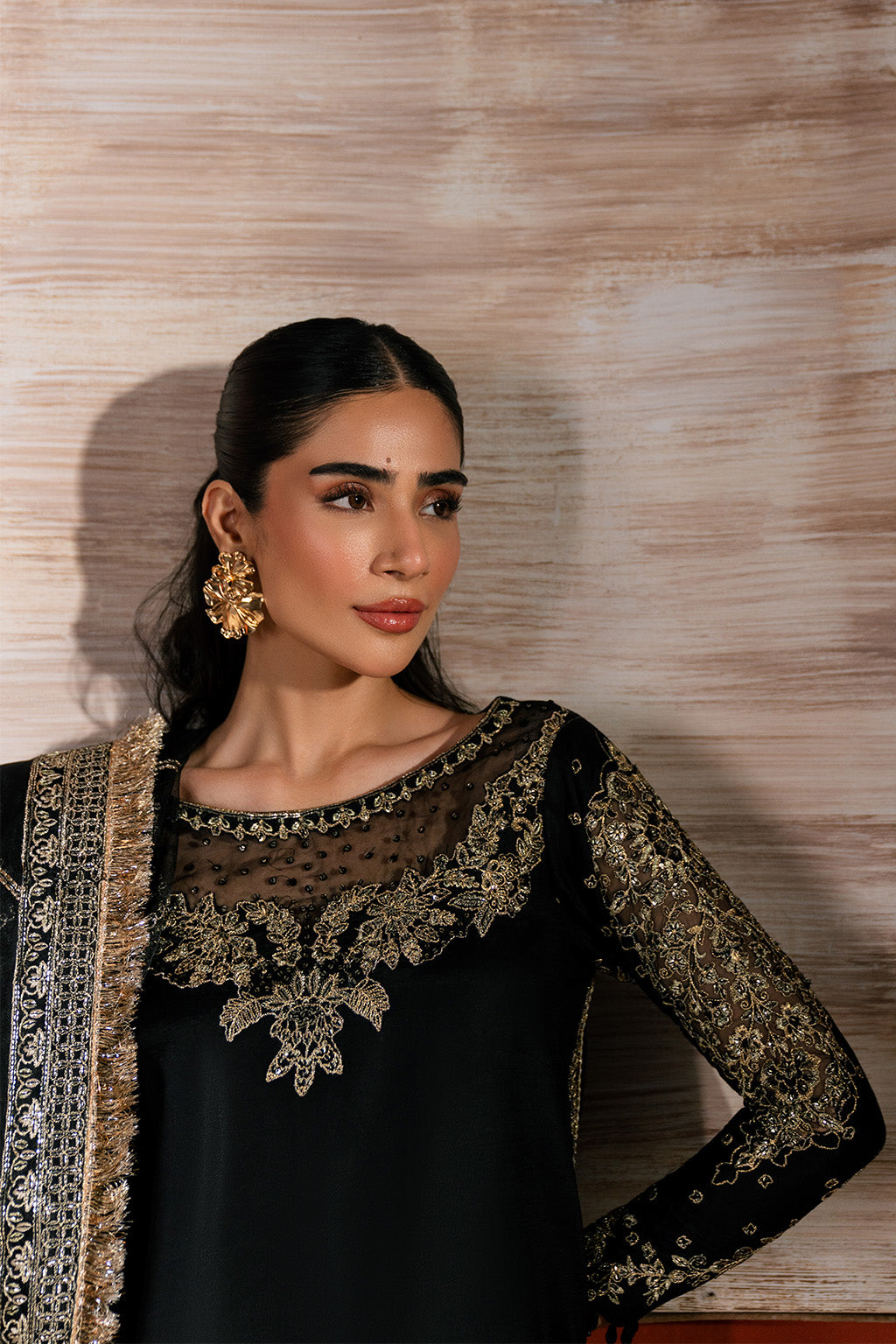 Neeshay | Raw Silk | RTW-RS-03 - Pakistani Designer Dress - by Neeshay - Type : Ladies Clothes - 100% Original at Saira Sultan