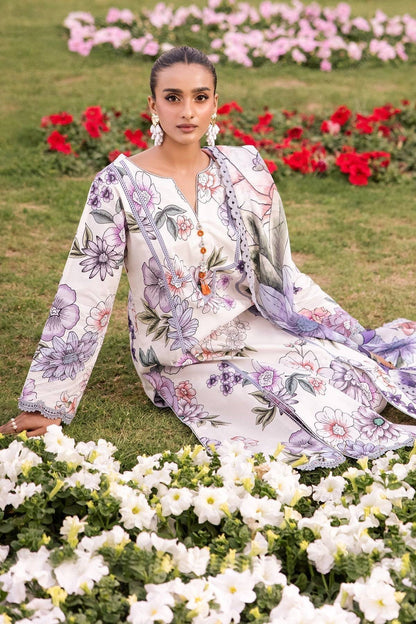 Alizeh | Sheen Lawn Prints 24 | TUBEROSE - Pakistani Designer Dress - by Alizeh | Type: Casuals - 100% Original at Saira Sultan
