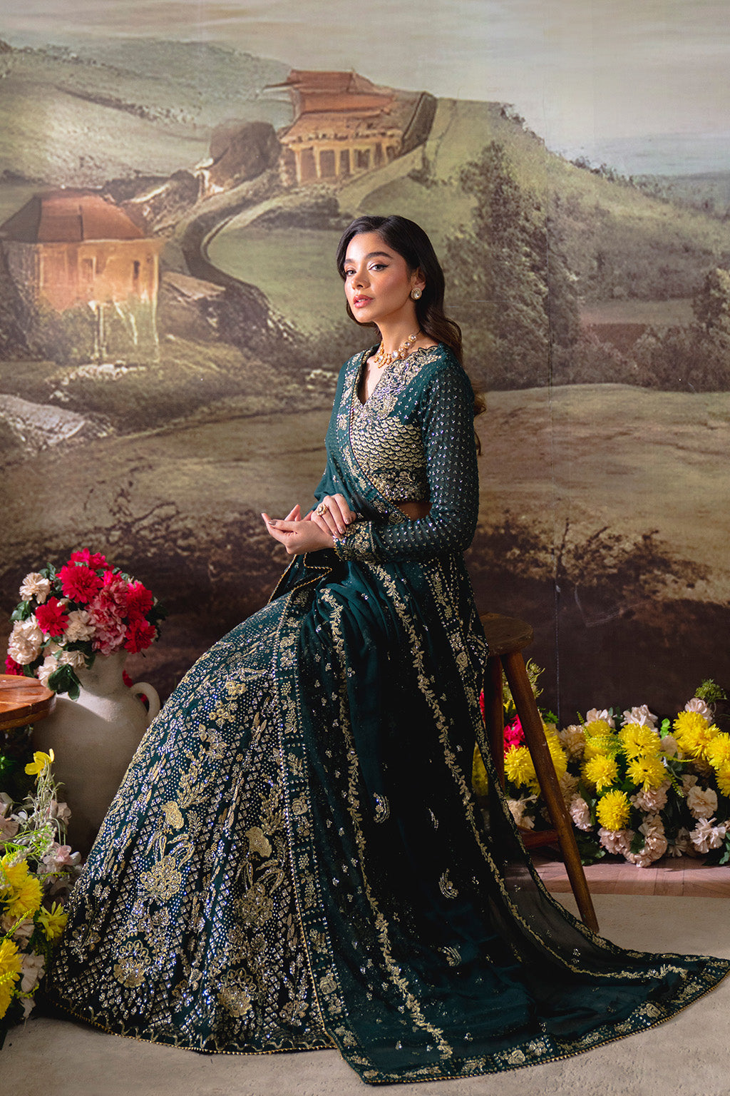 Neeshay | Dastaan Formals 25 | Shahnoor - Pakistani Designer Dress - by Neeshay - Type : Ladies Clothes - 100% Original at Saira Sultan