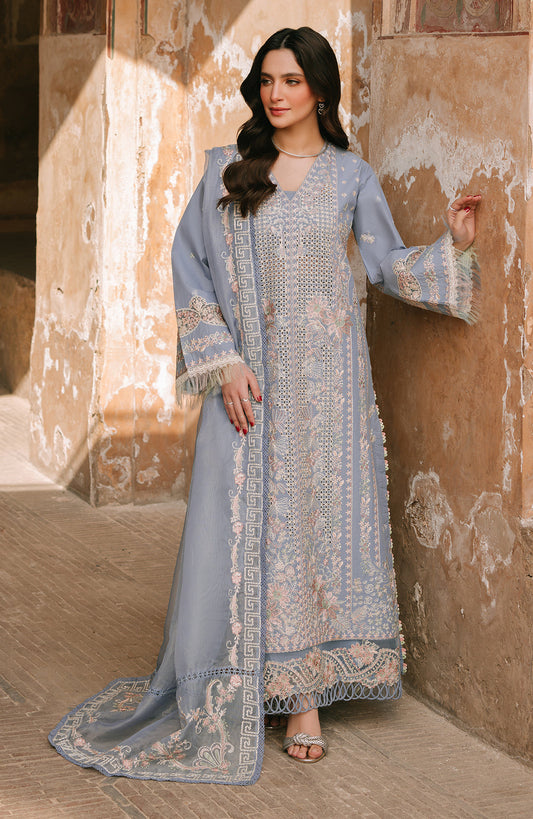 Fiona | Sarang Lawn 25 | Aysel XS Gray Lawn