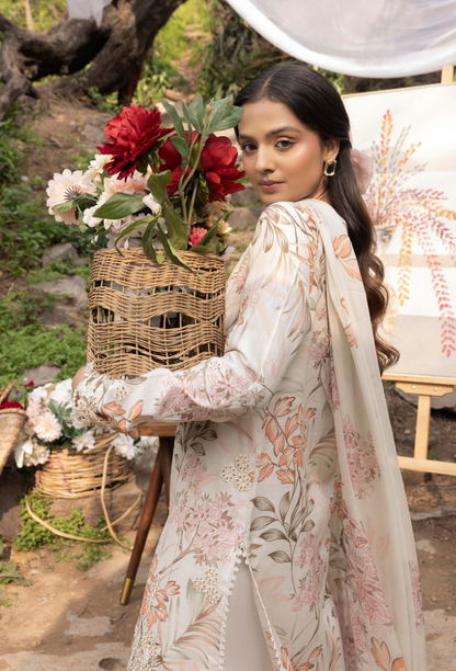Humdum | Eden Garden 25 | Eden Garden - D06 M Ivory Lawn
