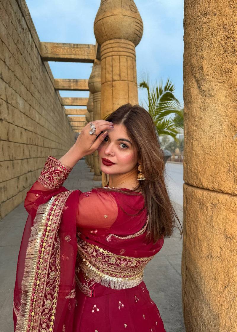 Daud Abbas | Formals Collection | Nazneen - Pakistani Designer Dress - by Daud Abbas | Type: Formal - 100% Original at Saira Sultan