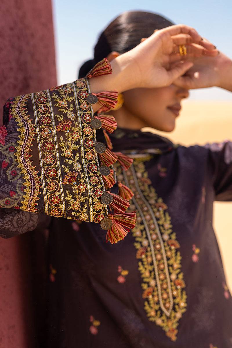 Cross Stitch | Eid Lawn 24 | GRAVEL - Pakistani Designer Dress - by Cross Stitch | Type: Luxury - 100% Original at Saira Sultan