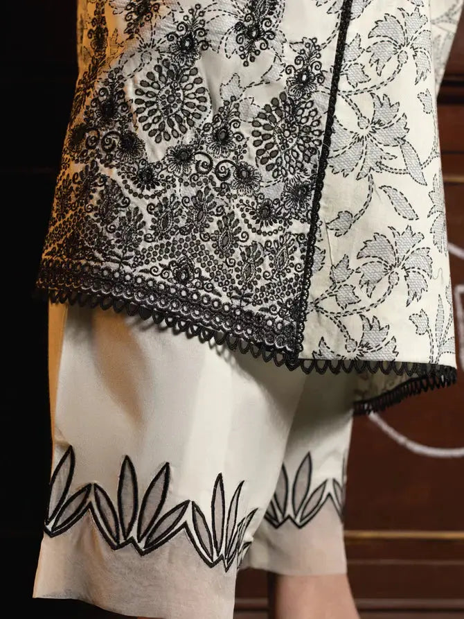 Faiza Faisal | Maya Luxury Lawn | Deniz - Pakistani Designer Dress - by Faiza Faisal | Type: Luxury - 100% Original at Saira Sultan