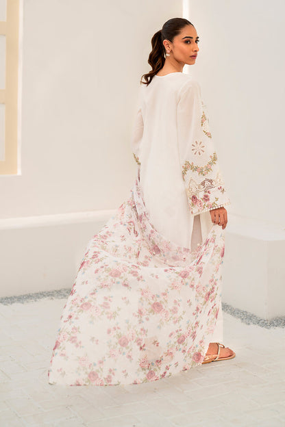 Baroque | Luxury Pret 24 | LAWN UF-665 - Pakistani Designer Dress - by Baroque | Type: Luxury - 100% Original at Saira Sultan