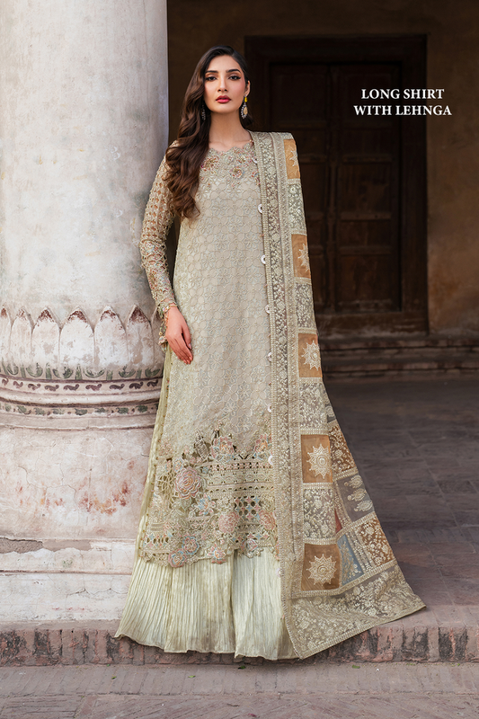 Iznik | Luxury Chiffon | ILC-02 XS Apple Green Chiffon