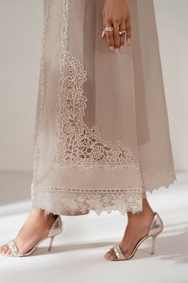Baroque | Luxury Pret 25 | EMBROIDERED ORGANZA PR-1100 - Pakistani Designer Dress - by Baroque - Type : Ladies Clothes - 100% Original at Saira Sultan