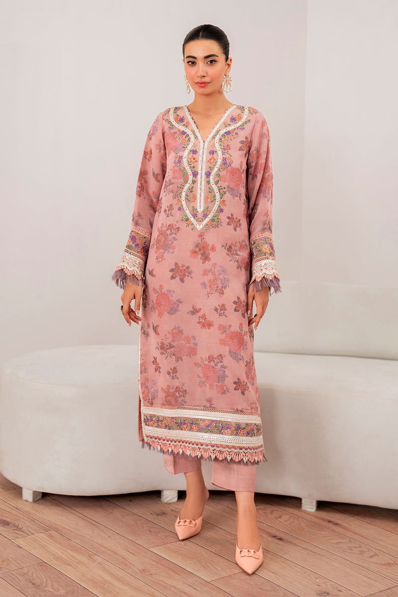 Baroque | Formal Collection | CHIFFON UF-705 XL Pink Chiffon