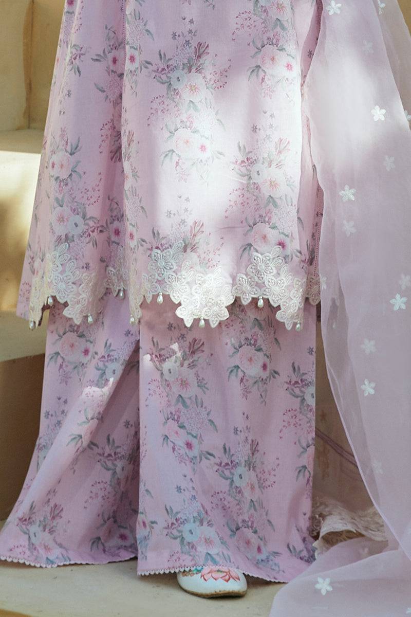 Cross Stitch | Premium Lawn 24 | SHADOW BERRY - Pakistani Designer Dress - by Cross Stitch | Type: Formal - 100% Original at Saira Sultan