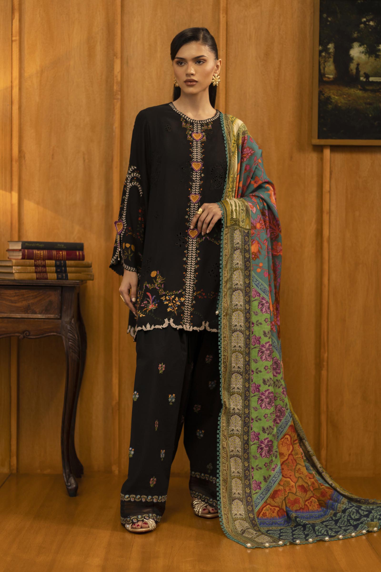 Sana Safinaz | Muzlin Winter 25 | 015B by Sana Safinaz - Designer Dress - Type : Ladies Clothes - Available at Saira Sultan - 100% Original 