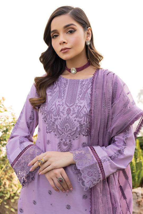 Iznik | Lawnkari 24 | UE-148 SOFT SWARD - Pakistani Designer Dress - by Iznik | Type: Formal - 100% Original at Saira Sultan