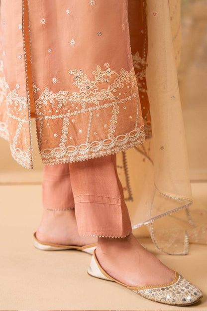 Cross Stitch | Luxe Atelier 24 | CORAL CASCADE - Pakistani Designer Dress - by Cross Stitch | Type: Luxury - 100% Original at Saira Sultan