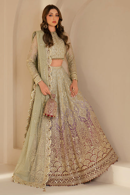 Jazmin | Wedding Formals | WF'25-09 XL Mint Green Chiffon
