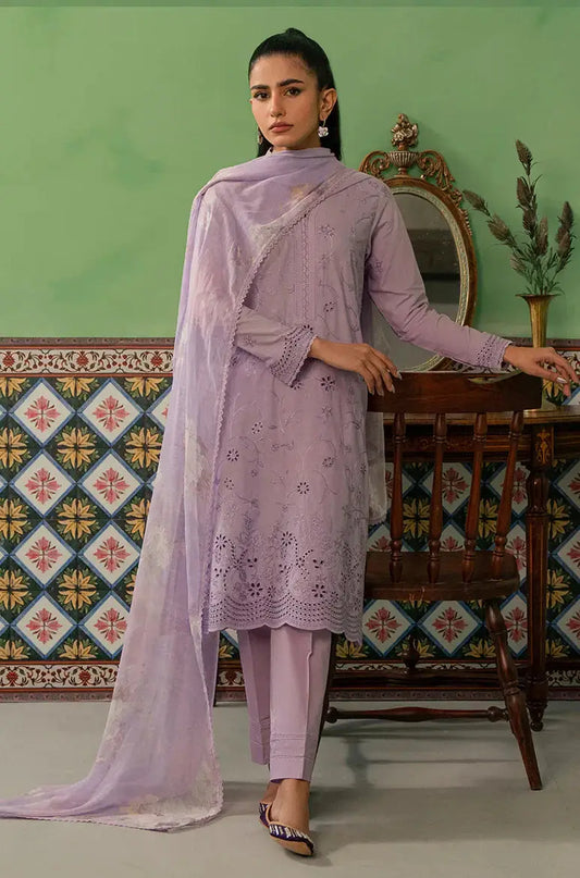 Cross Stitch | Mahiri Embroidered Collection | LILAC HAZE - Pakistani Designer Dress - by Cross Stitch | Type: Luxury - 100% Original at Saira Sultan