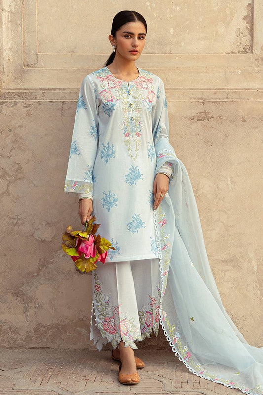 Cross Stitch | Premium Lawn 24 | DAWN MIST - Pakistani Designer Dress - by Cross Stitch | Type: Formal - 100% Original at Saira Sultan