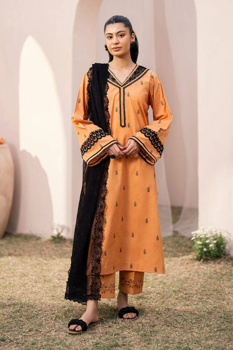 Baroque | Luxury Pret 24 | JACQUARD LAWN UF-613 - Pakistani Designer Dress - by Baroque | Type: Luxury - 100% Original at Saira Sultan