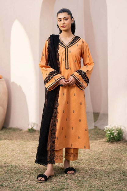 Baroque | Luxury Pret 24 | JACQUARD LAWN UF-613 - Pakistani Designer Dress - by Baroque | Type: Luxury - 100% Original at Saira Sultan