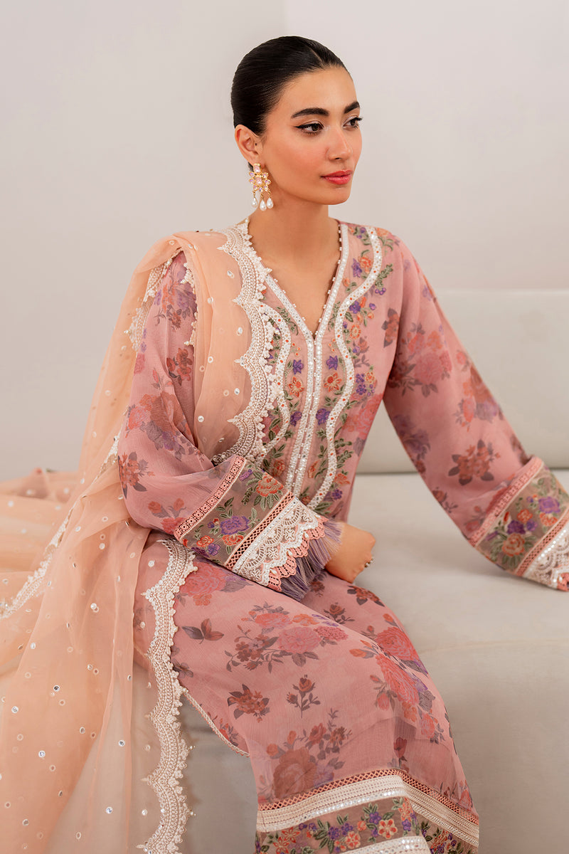 Baroque | Formal Collection | CHIFFON UF-705 L Pink Chiffon