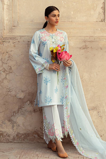 Cross Stitch | Premium Lawn 24 | DAWN MIST - Pakistani Designer Dress - by Cross Stitch | Type: Formal - 100% Original at Saira Sultan