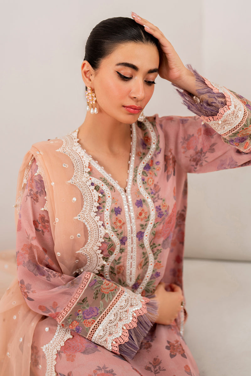 Baroque | Formal Collection | CHIFFON UF-705 M Pink Chiffon