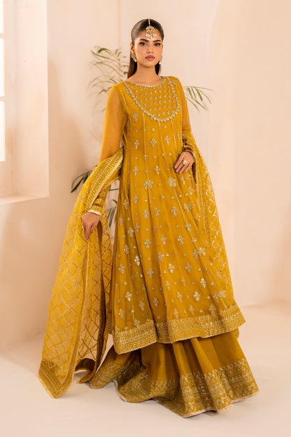 Baroque | Formal Collection | CHIFFON UF-716 Custom Size Mustard Chiffon