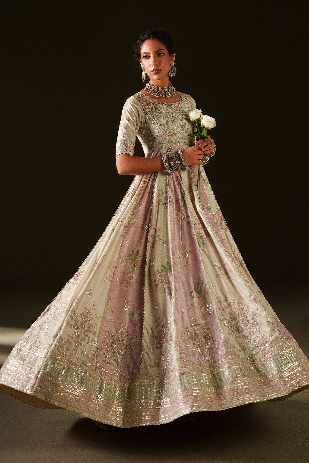 Iznik | Velvet 25 | IV-77 Embroidered Velvet by Iznik - Designer Dress - Type : Ladies Clothes - Available at Saira Sultan - 100% Original 