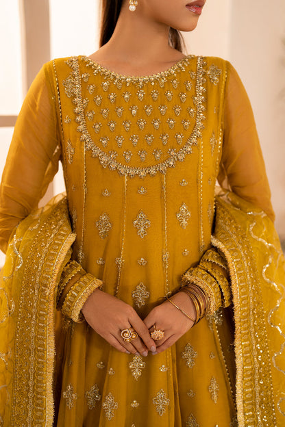 Baroque | Formal Collection | CHIFFON UF-716 M Mustard Chiffon