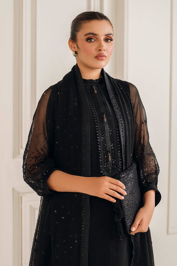 Baroque | Luxury Pret 25 | EMBROIDERED CHIFFON PR-1134 - Pakistani Designer Dress - by Baroque - Type : Ladies Clothes - 100% Original at Saira Sultan