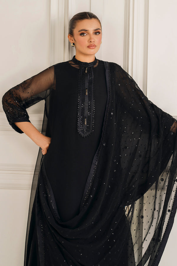 Baroque | Luxury Pret 25 | EMBROIDERED CHIFFON PR-1134 - Pakistani Designer Dress - by Baroque - Type : Ladies Clothes - 100% Original at Saira Sultan
