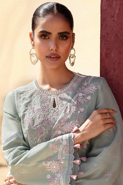 Cross Stitch | Eid Lawn 24 | MYSTIC VERVE - Pakistani Designer Dress - by Cross Stitch | Type: Luxury - 100% Original at Saira Sultan
