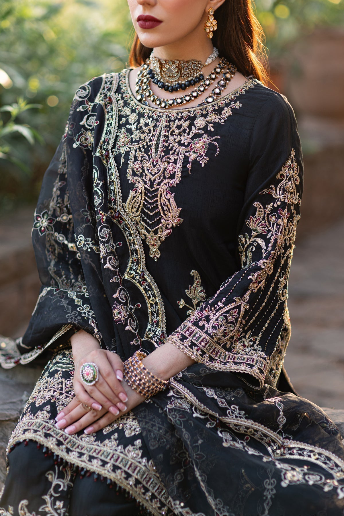 Naqshi | Samarkand Wedding Formals | Qamar - Pakistani Designer Dress - by Naqshi | Type: Bridal - 100% Original at Saira Sultan