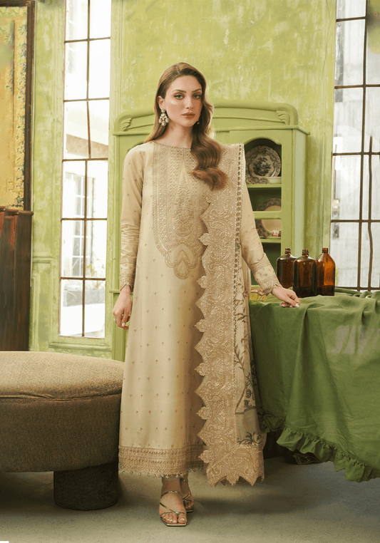 Zarqash | Tresor Luxury Lawn 24 | ZQT 0010 ALISA - Pakistani Designer Dress - by Zarqash | Type: Luxury - 100% Original at Saira Sultan