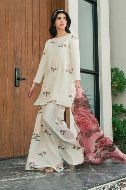Fahad Hussayn | Lawn Banger | Peony - Pakistani Designer Dress - by Erum Khan | Type: Ladies Clothes - 100% Original at Saira Sultan