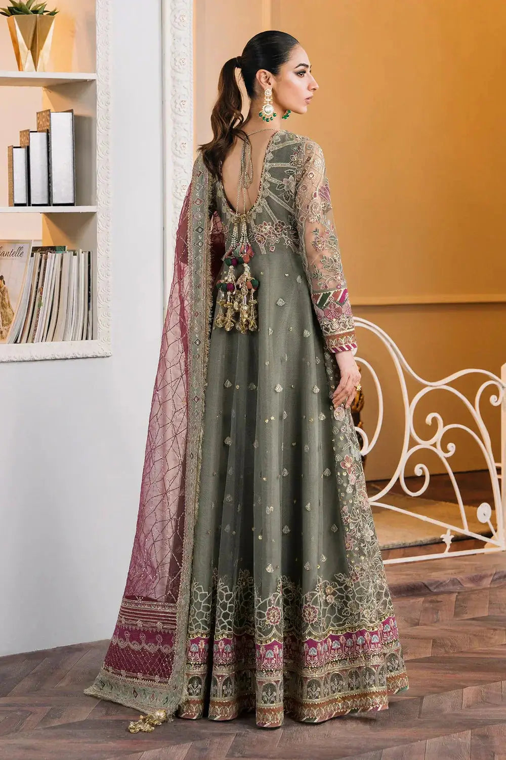 Baroque | Chantelle Embroidered Collection 2024 | CH12-02 - Pakistani Designer Dress - by Baroque | Type: Formal - 100% Original at Saira Sultan